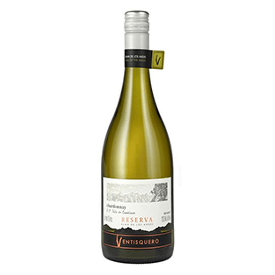 Vino Blanco Chardonnay Reserva Botella 750 Ml Ventisquero