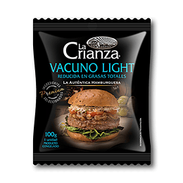 Hamburguesas Vacuno Light 100 Grs La Crianza