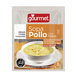 Sopa Pollo y Fideos 70 Gr Gourmet