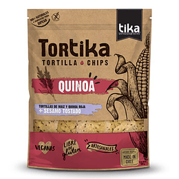 Chips Tortilla Quinoa Roja y Sesamo 180 Gr Tika