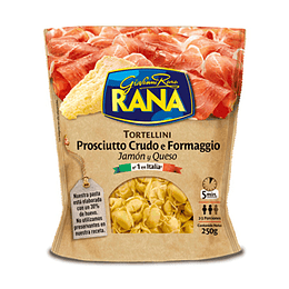 Pasta Fresca Tortellini Jamon y Queso 250 Gr Rana