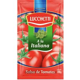 Salsa de Tomate Italiana 200 Gr Lucchetti
