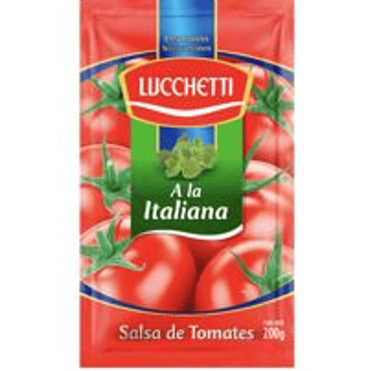 Salsa de Tomate Italiana 200 Gr Lucchetti
