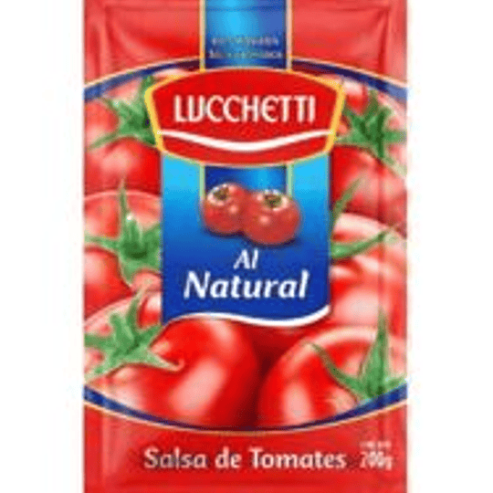 Salsa de Tomate Natural 200 Gr Lucchetti