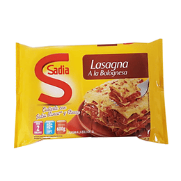 Lasagna Bolognesa Gratinada Unidad 600 Gr Sadia