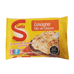 Lasagna Mix Cuatro Quesos Unidad 600 Gr Sadia