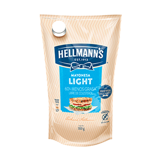 Mayonesa Light con Dosificador Unidad 900 Gr Hellmanns