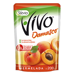 Mermelada Damasco Unidad 200 Gr Vivo