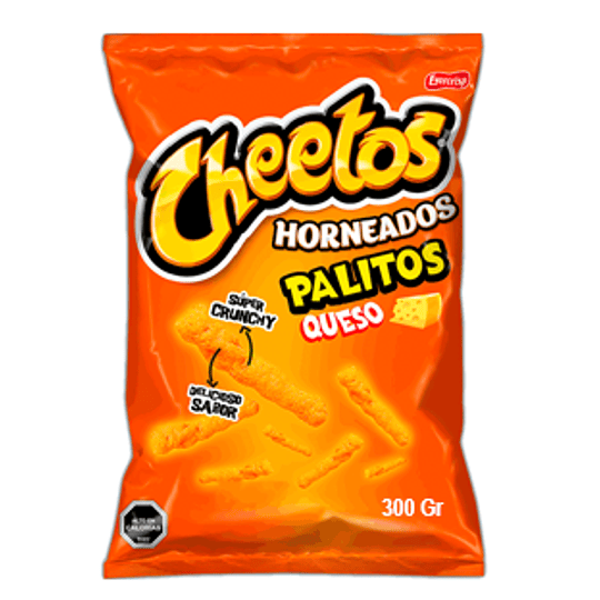 Cheetos Sabor Queso Palitos 300 Gr