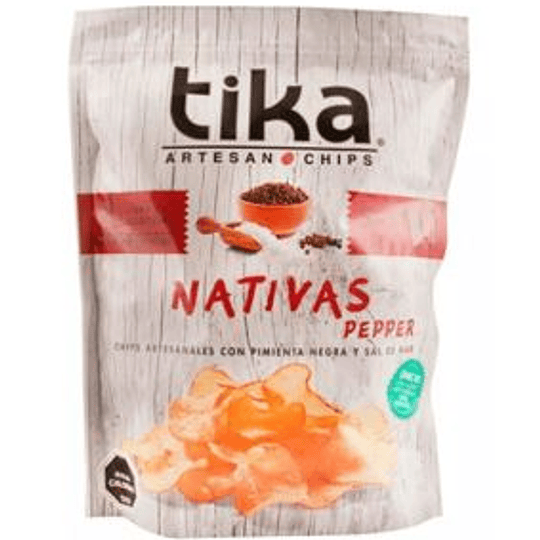 Papas Fritas Nativas Pepper 180 Gr Tika