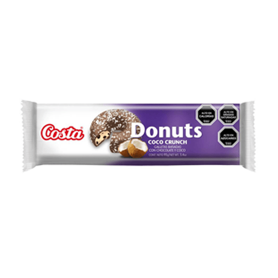 Galleta Donuts Coco Crunch X 95 Gr Costa