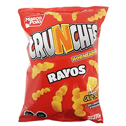 Crunchis Rayo Queso 270 Gr Marco Polo