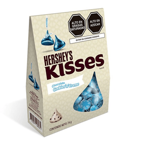 Kisses Cookies & Cream 74 Gr Hershey's
