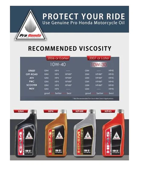 Aceite Moto 10w30 Honda Original 4t Semisintetico 946ml