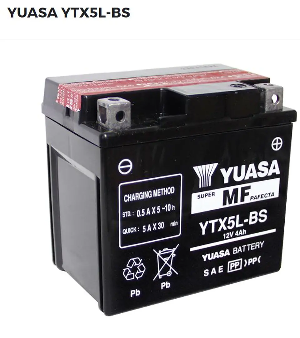 BATERIA YUASA YTX5L-BS 1