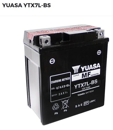 BATERIA YUASA YTX7L-BS