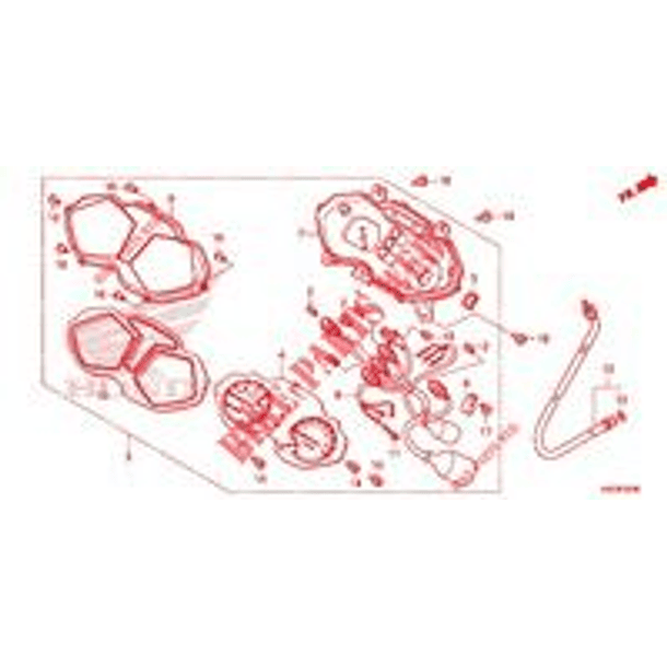 TABLERO HONDA CBF 125 TWISTER 2