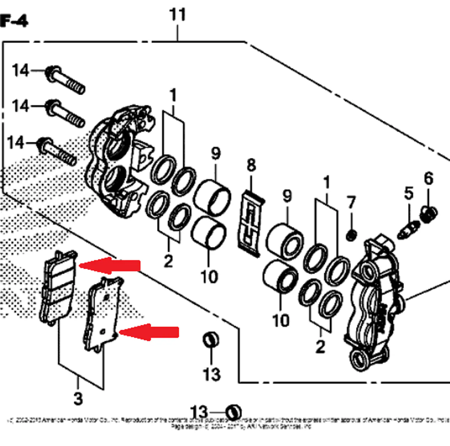 2 JUEGOS DE PASTILLAS ORIGINAL DELANTERAS PARA MODELOS  AFRICA TWIN 1000-1100 3