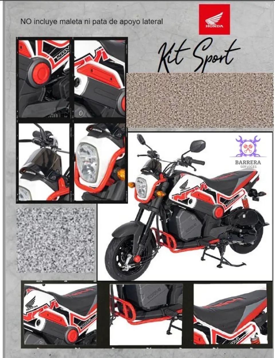 KIT TRAVEL HONDA NAVI ROJO 1