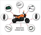 BUJE ESPACIADOR RUEDA DEL. PARA HONDA NAVI - Miniatura 3