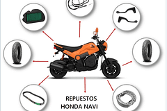 AGARRADERA TRAS. ROJ. *R232* PARA HONDA NAVI