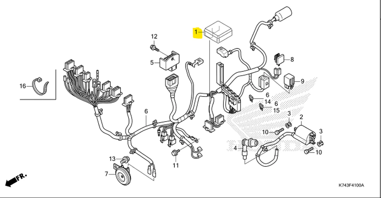 CDI PARA HONDA NAVI 3