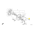 EJE DE RUEDA DELANTERA PARA HONDA NAVI 2