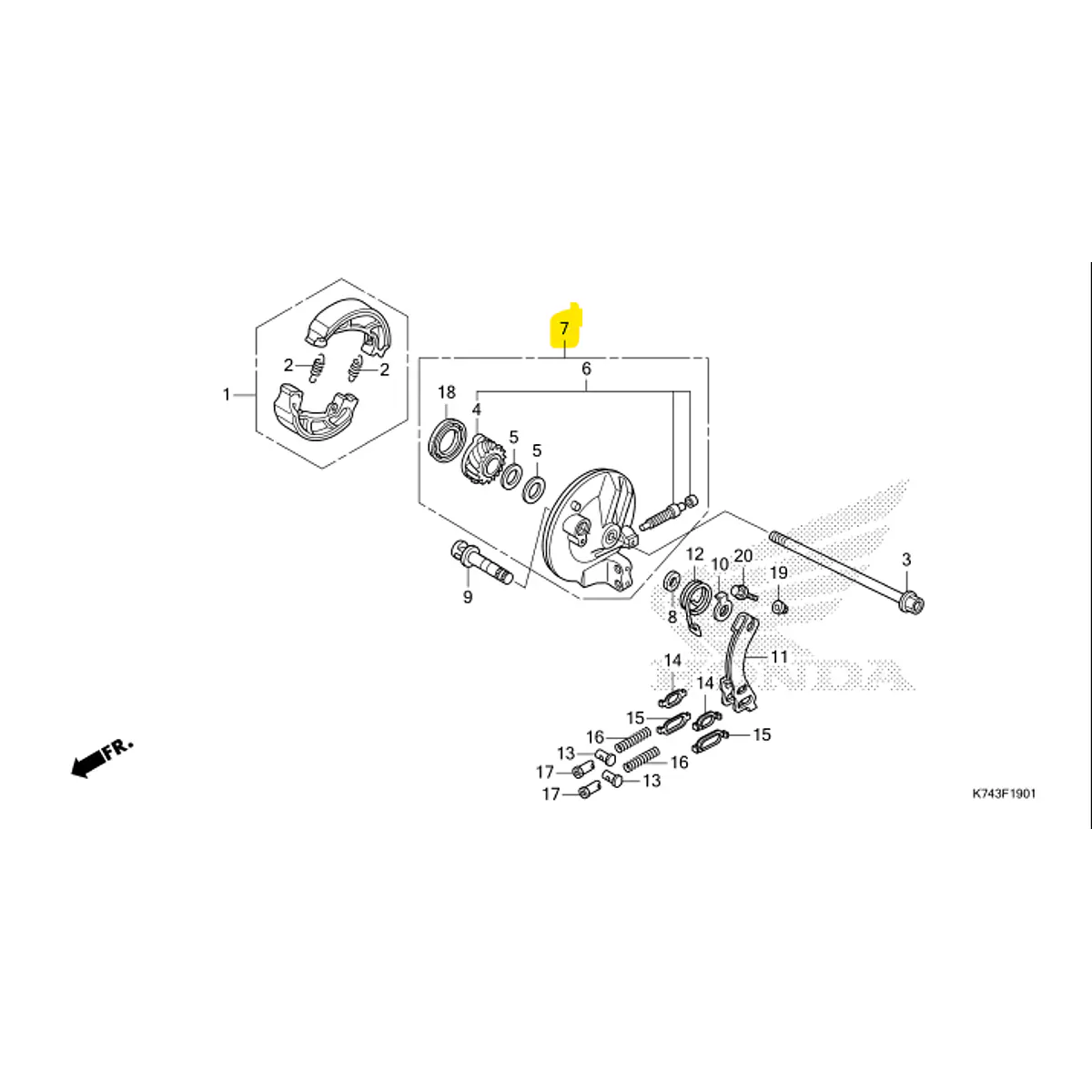 Freins A-6741-038-B Pour Magnétoscope Sony U-Matic - Ouvert Jamais Utilisé - Pièce D'origine Sony