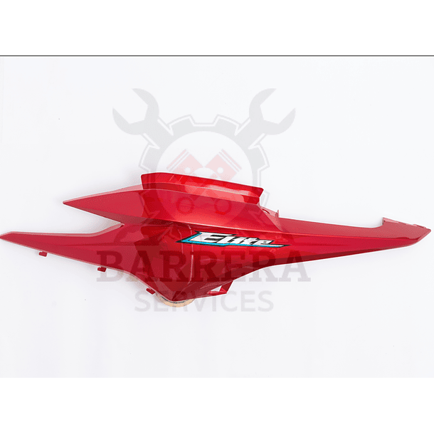 CARENADO TRASERO IZQUIERDO  ROJO HONDA ELITE FI 1