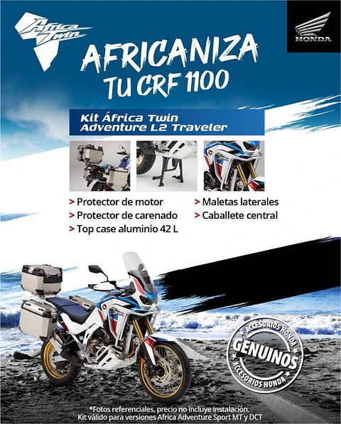 kit africa twin adventure L2 traveler
