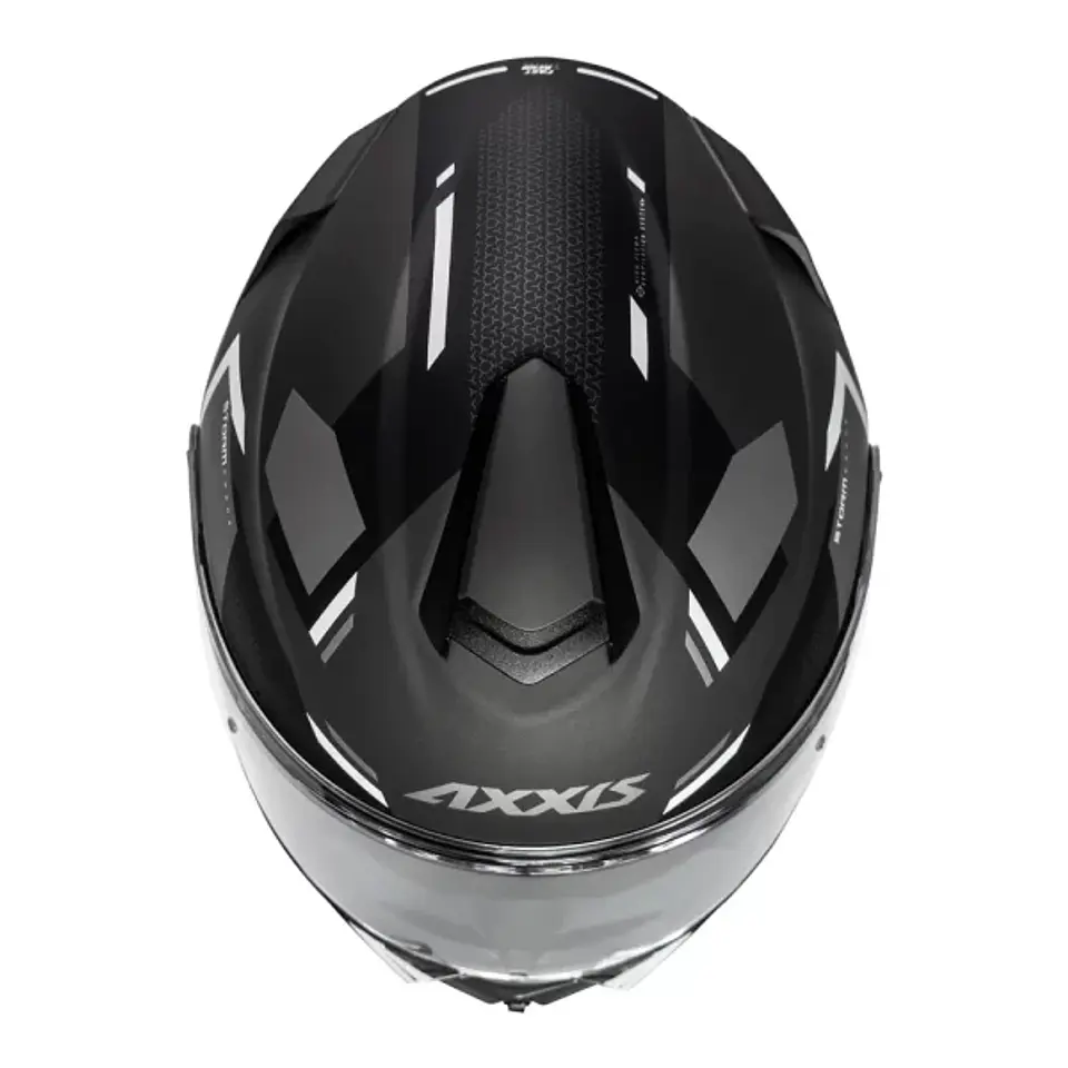 Casco Abatible Axxis Storm Drone D0 Blanco 3
