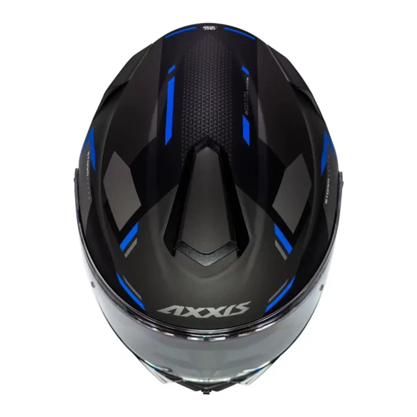 Casco Abatible Axxis Storm Drone D7 Azul 4
