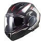 Casco ABATIBLE LS2 FF900 VALIANT II HUB NEGRO CROMA - Miniatura 1