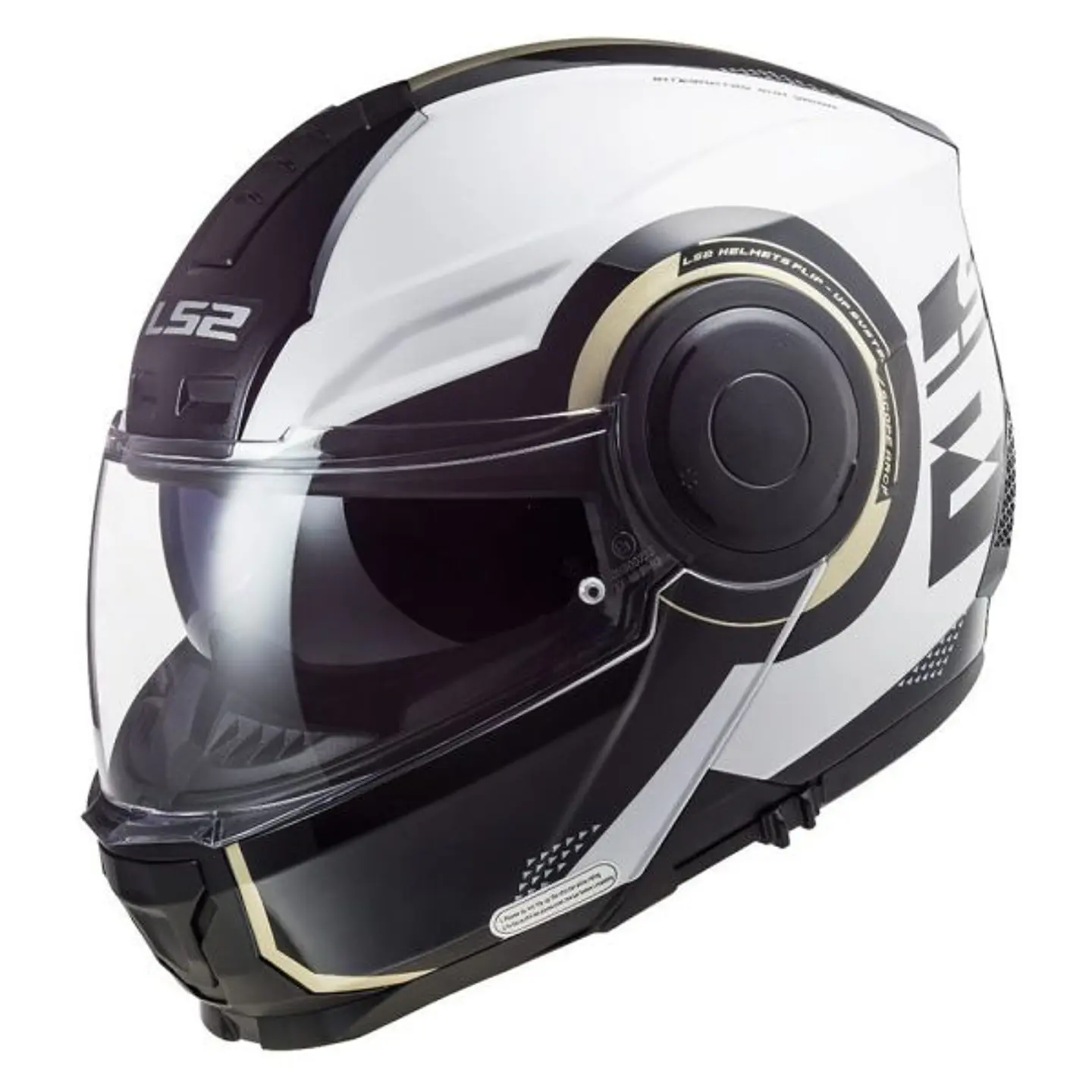 Casco ABATIBLE LS2 FF902 SCOPE ARCH BLANCO TITANIUM 2
