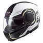 Casco ABATIBLE LS2 FF902 SCOPE ARCH BLANCO TITANIUM - Miniatura 2