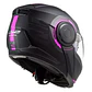 Casco ABATIBLE LS2 FF902 SCOPE ARCH ROSA TITANIUM MATTE - Miniatura 3