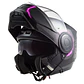 Casco ABATIBLE LS2 FF902 SCOPE ARCH ROSA TITANIUM MATTE - Miniatura 1