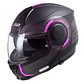 Casco ABATIBLE LS2 FF902 SCOPE ARCH ROSA TITANIUM MATTE - Miniatura 2