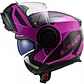 Casco ABATIBLE LS2 FF902 SCOPE AXIS NEGRO ROSA - Miniatura 2