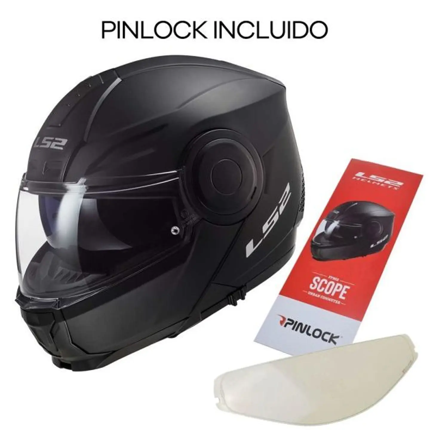 Casco ABATIBLE LS2 FF902 SCOPE SKID NEGRO AMARILLO 4