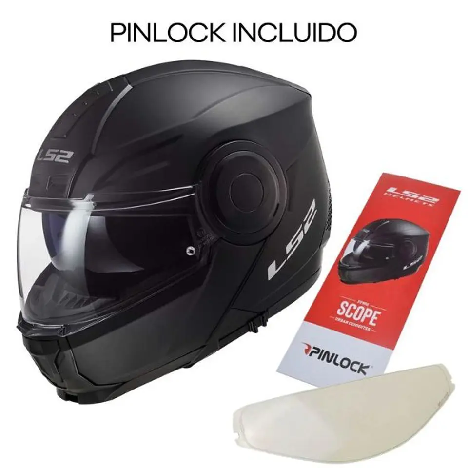 Casco ABATIBLE LS2 FF902 SCOPE SKID NEGRO AMARILLO 4