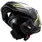 Casco ABATIBLE LS2 FF902 SCOPE SKID NEGRO AMARILLO - Miniatura 1