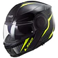 Casco ABATIBLE LS2 FF902 SCOPE SKID NEGRO AMARILLO - Miniatura 2