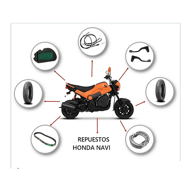 KIT TRAVEL HONDA NAVI ROJO 2