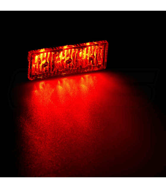Luz de freno 3 led para moto alto brillo estroboscópica con múltiples secuencias