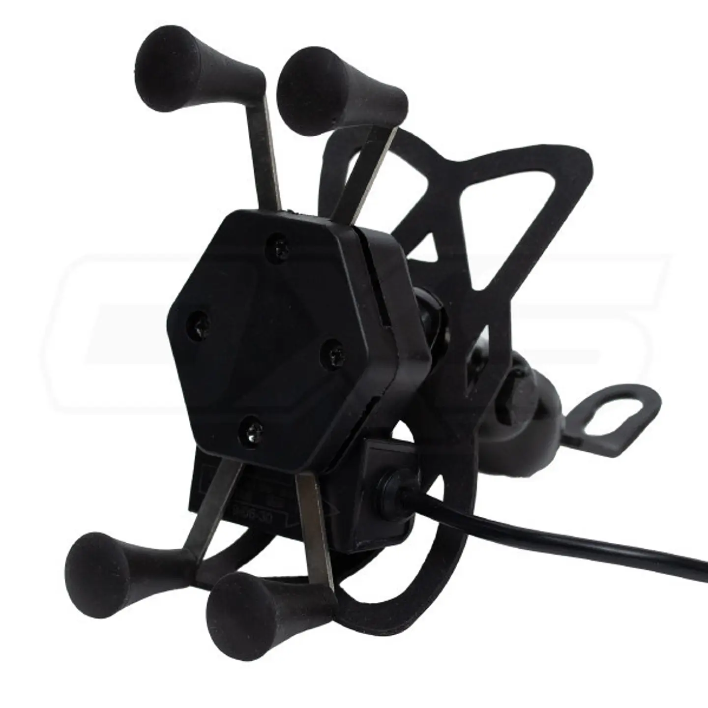 Soporte para celular moto jg con cargador base para espejos o tornillos 1