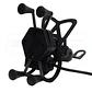 Soporte para celular moto jg con cargador base para espejos o tornillos - Miniatura 1