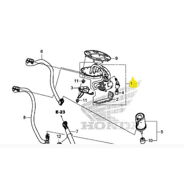 Bomba de combustible XRE300A 1