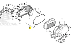 CARCASA PORTA FILTRO AIRE PARA HONDA NAVI