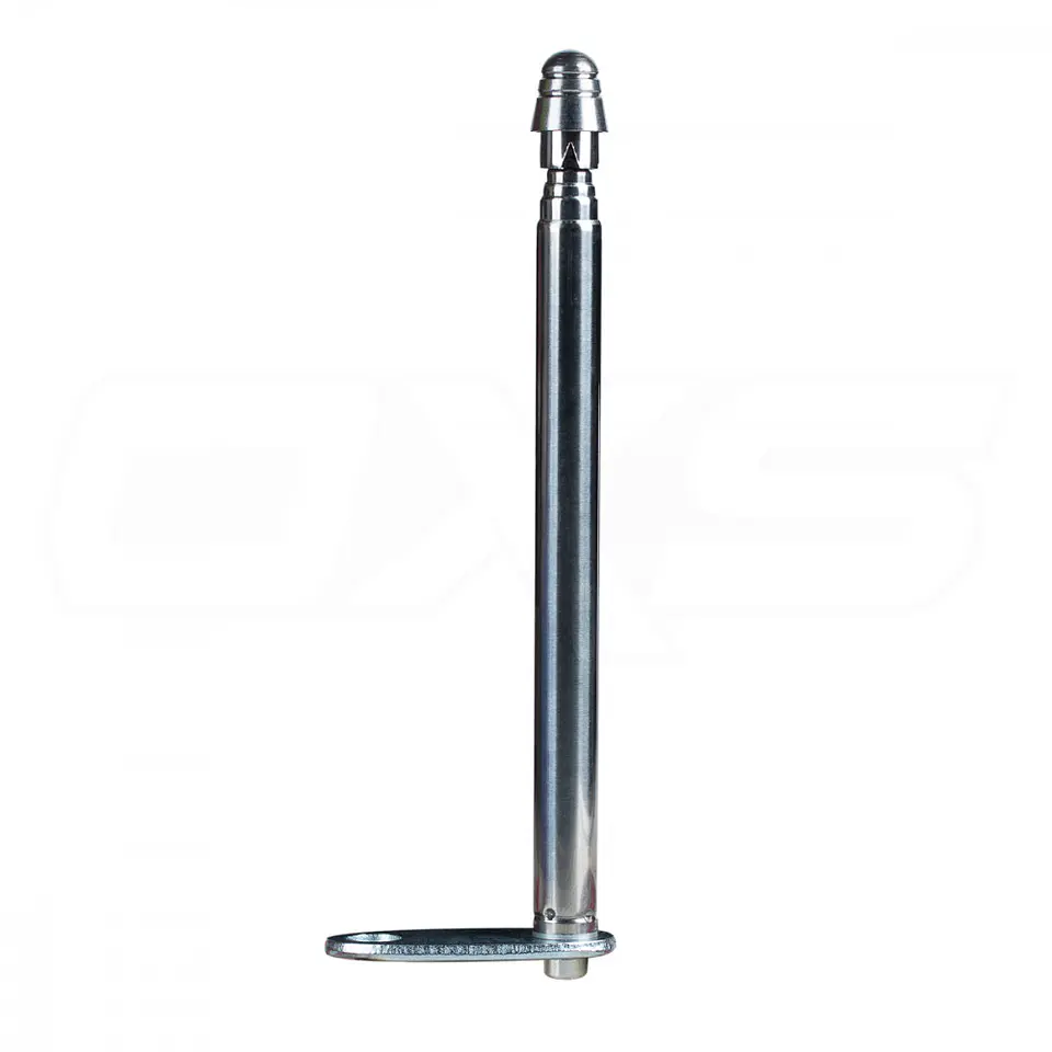 Antena para moto corta hilo curado retractil base para tornillos espejos 1